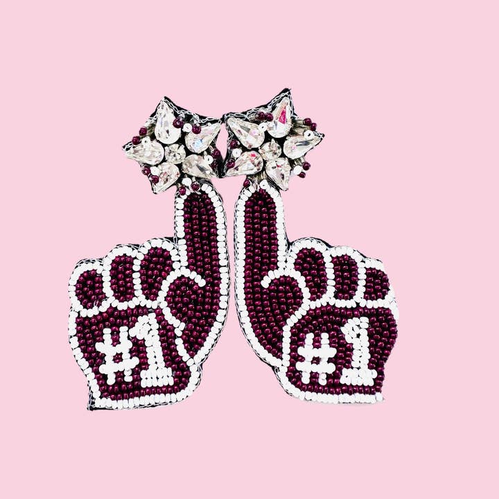 Maroon Spirit- A16C (Mix & Match Any 10 or More Pair) for wholesale by Camel Threads