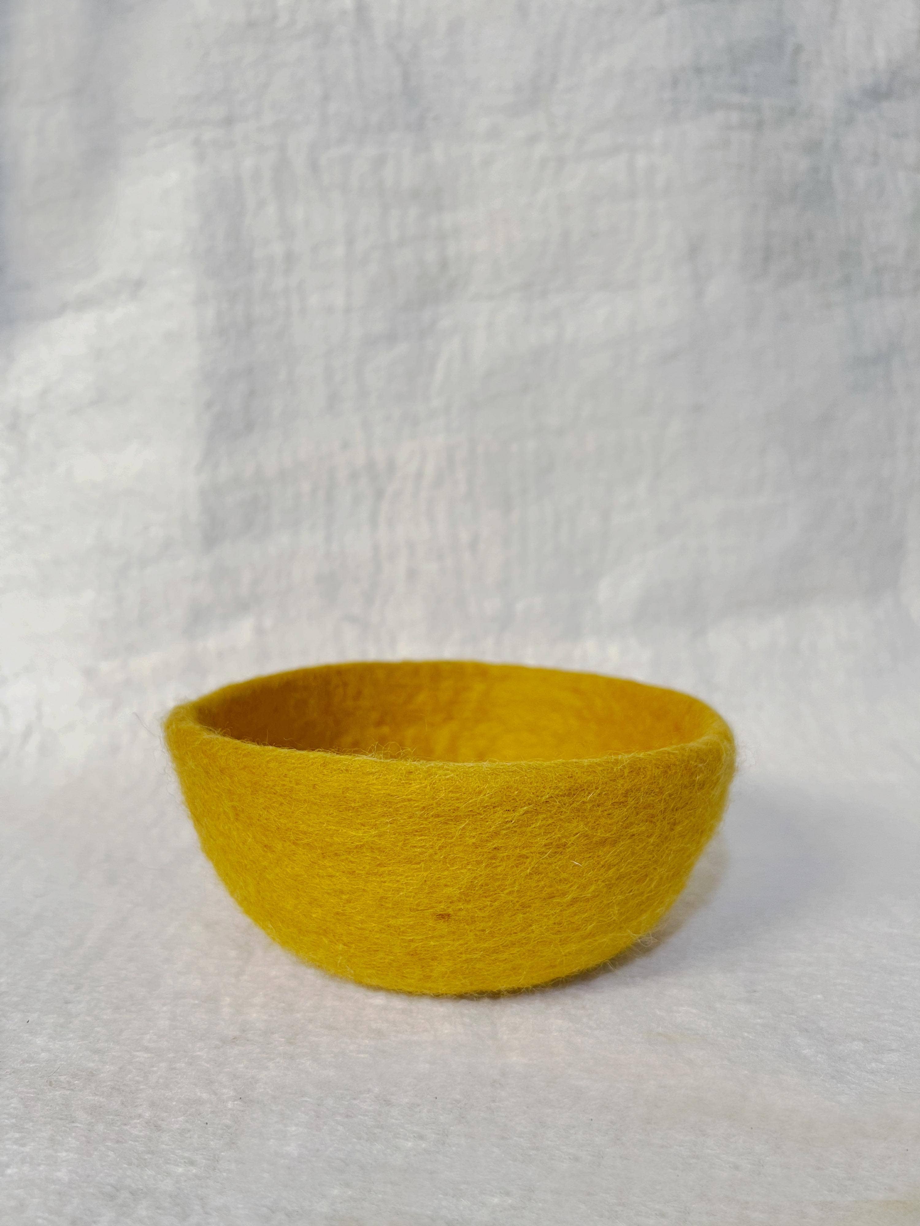 Fibres of Life - Wool & Felt - Wholesale Decorative Plate/Dish/Bowl - Felt Bowl Pastels-Small | Wool Felt Bowl | Catchall Bowls5