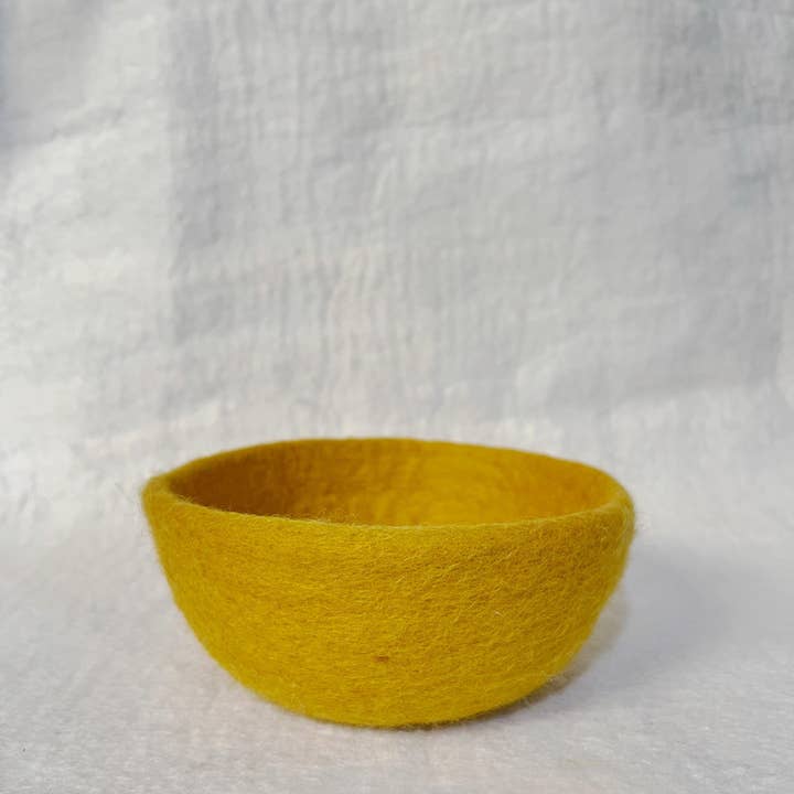 Fibres of Life - Wool & Felt - Wholesale Decorative Plate/Dish/Bowl - Felt Bowl Pastels-Small | Wool Felt Bowl | Catchall Bowls5