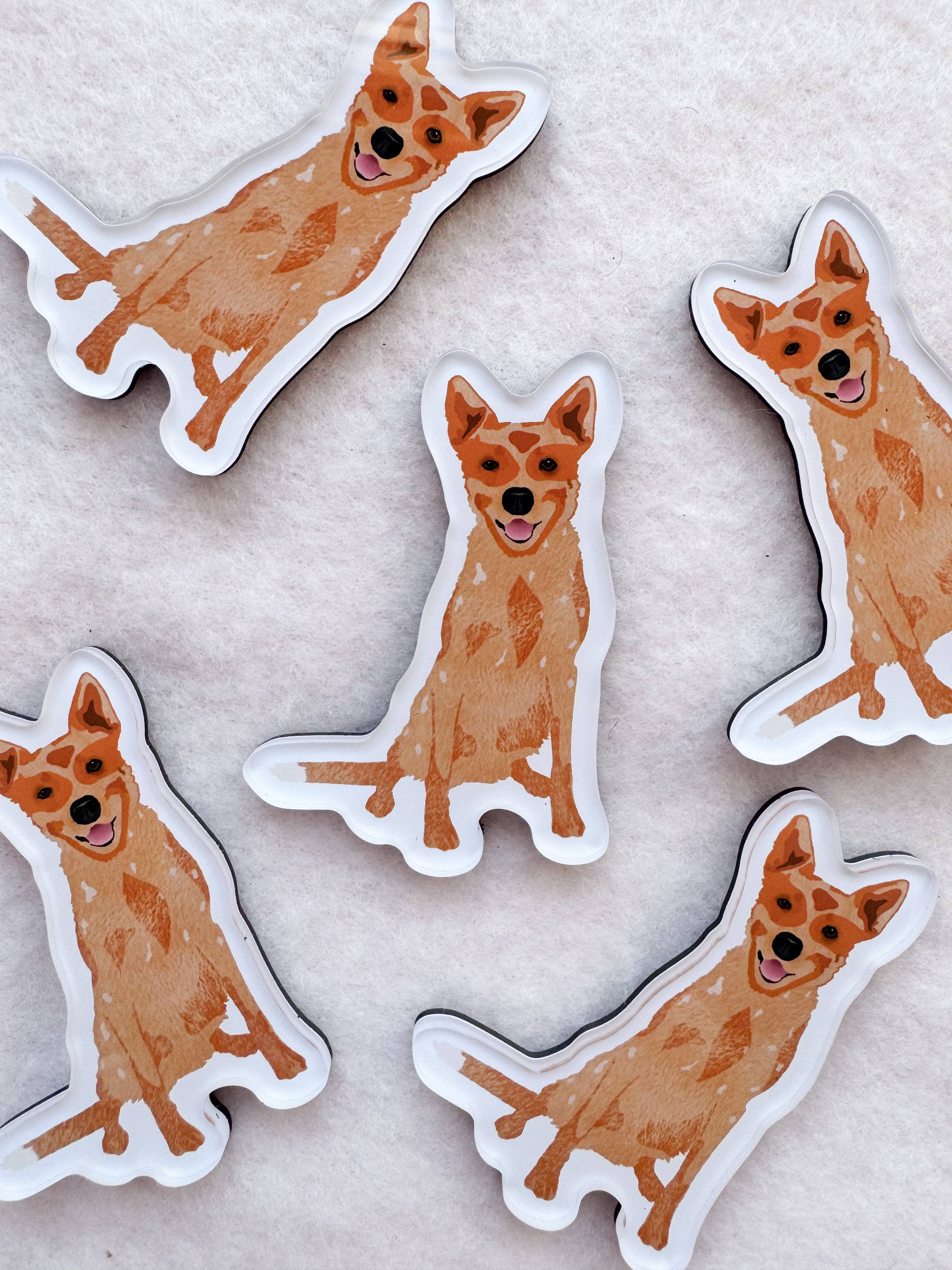 Our Cheery Corner - Wholesale Magnet - Heeler (red) Magnet0