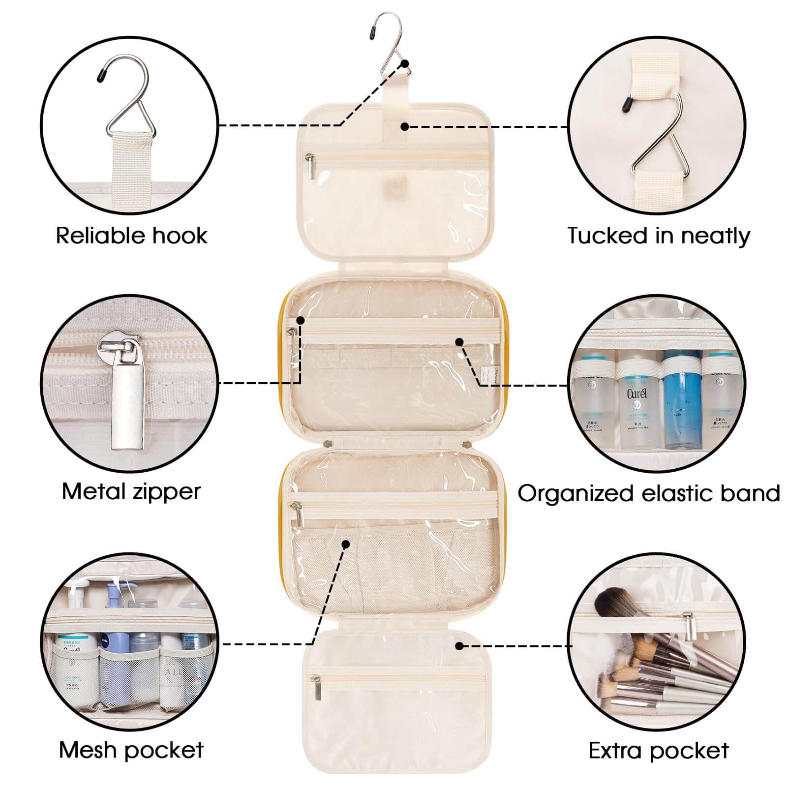 wandf – Großhandel Schmink-/Kosmetiktasche – Hängender Kulturbeutel für Frauen Reise-Make-up-Tasche38