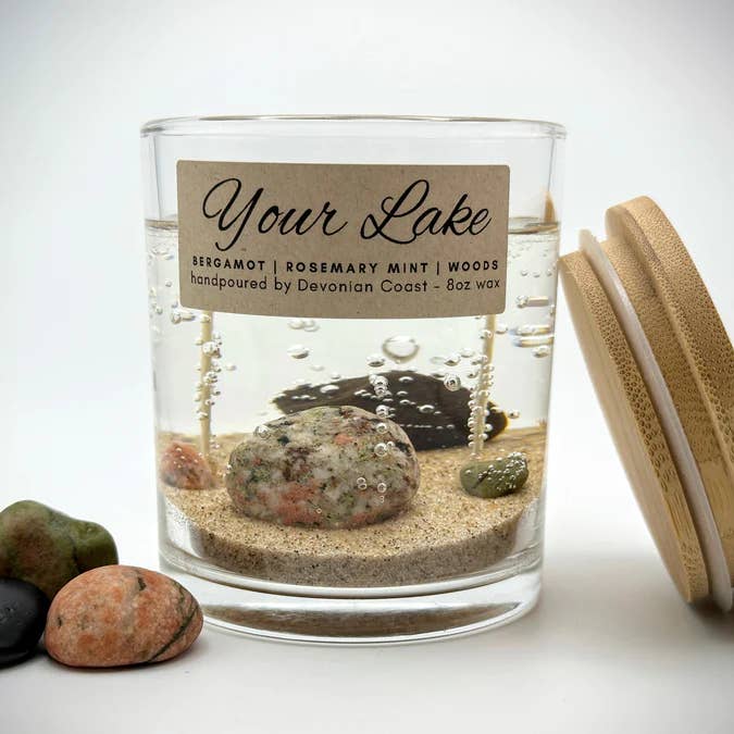 Devonian Coast - Wholesale Novelty Candle - Customizable Lake Candle – Large 8oz Wax4