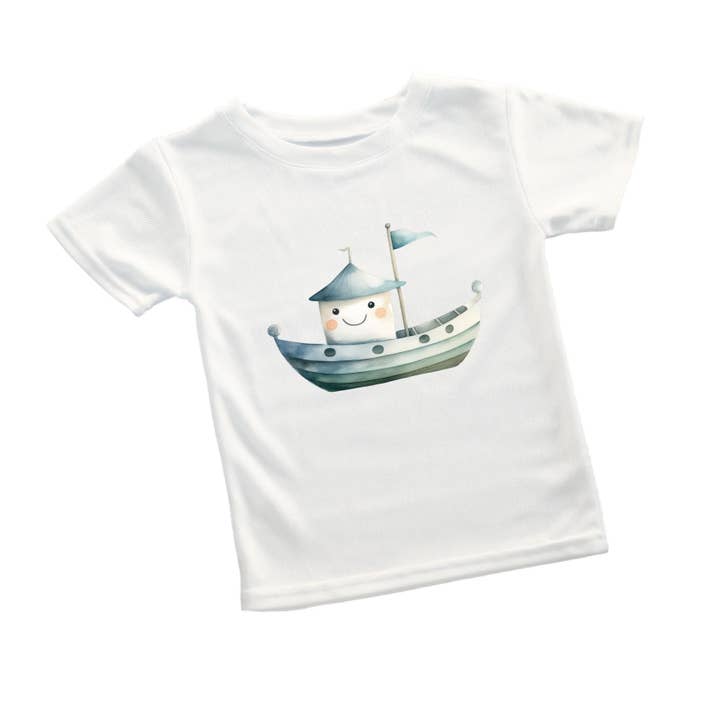 ChubbyBubbyBear - Wholesale T-Shirt - Kids - Happy Tugboat Tee3