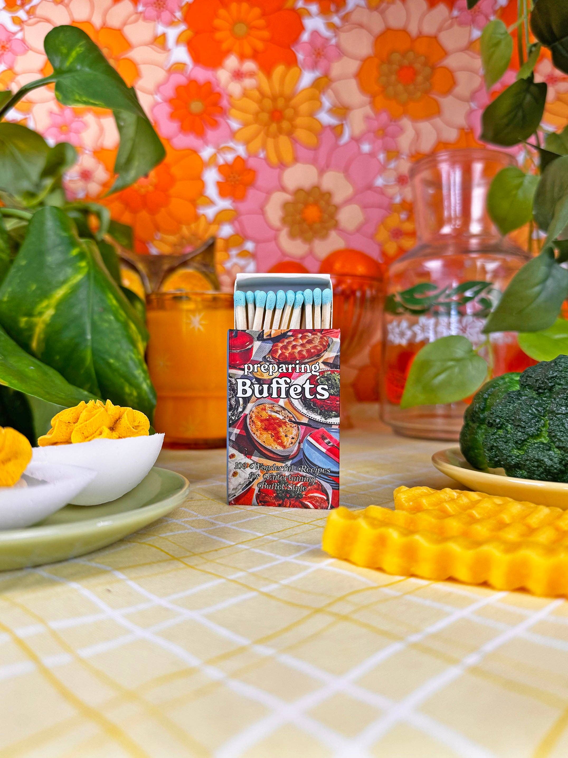 A Shop of Things - Wholesale Matches - Buffet Cookbook Matches5