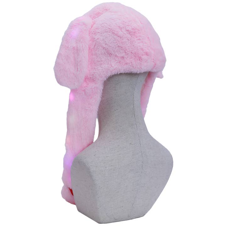 Cap Zone - Wholesale Beanie - Women's - Cartoon LED Light Up Interactive Ear Moving Hat