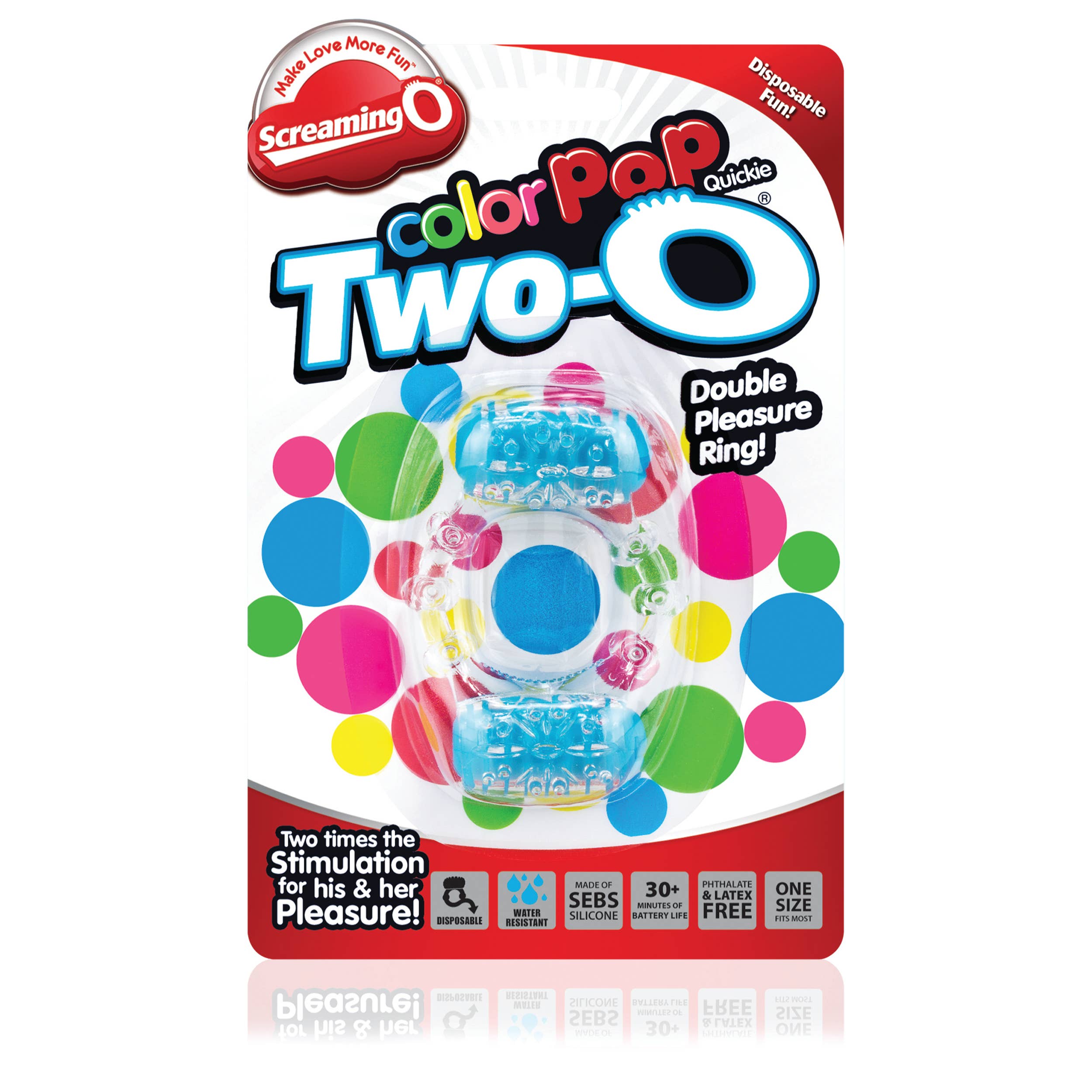 Screaming O - Wholesale Sex Toy - Two Color Quickie Vibrator in Bright Blue and Neon Green4