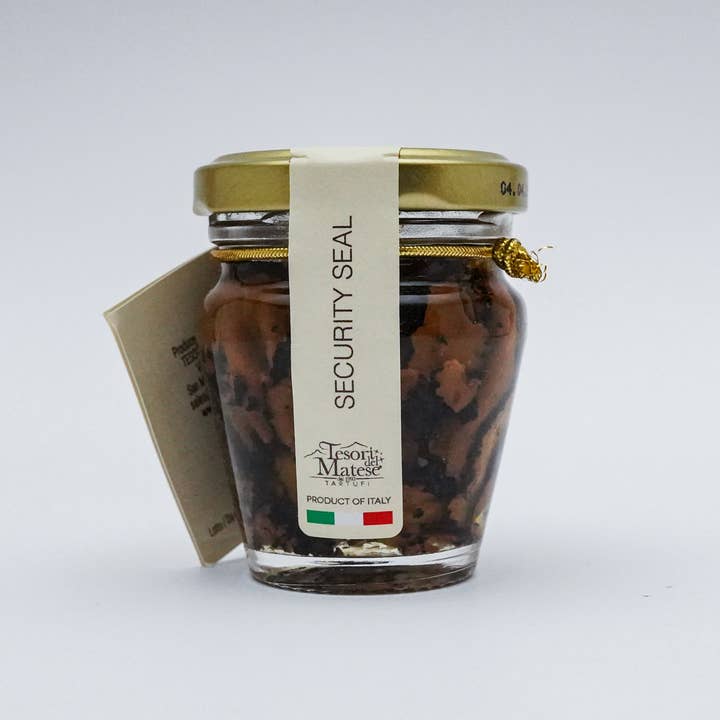 Tesori Del Matese - Wholesale Salsa - Sliced Black Truffle In Olive Oil - Carpaccio 1.59OZ / 45 gr2
