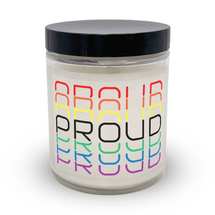 Proud Script for wholesale by Out Loud Candles