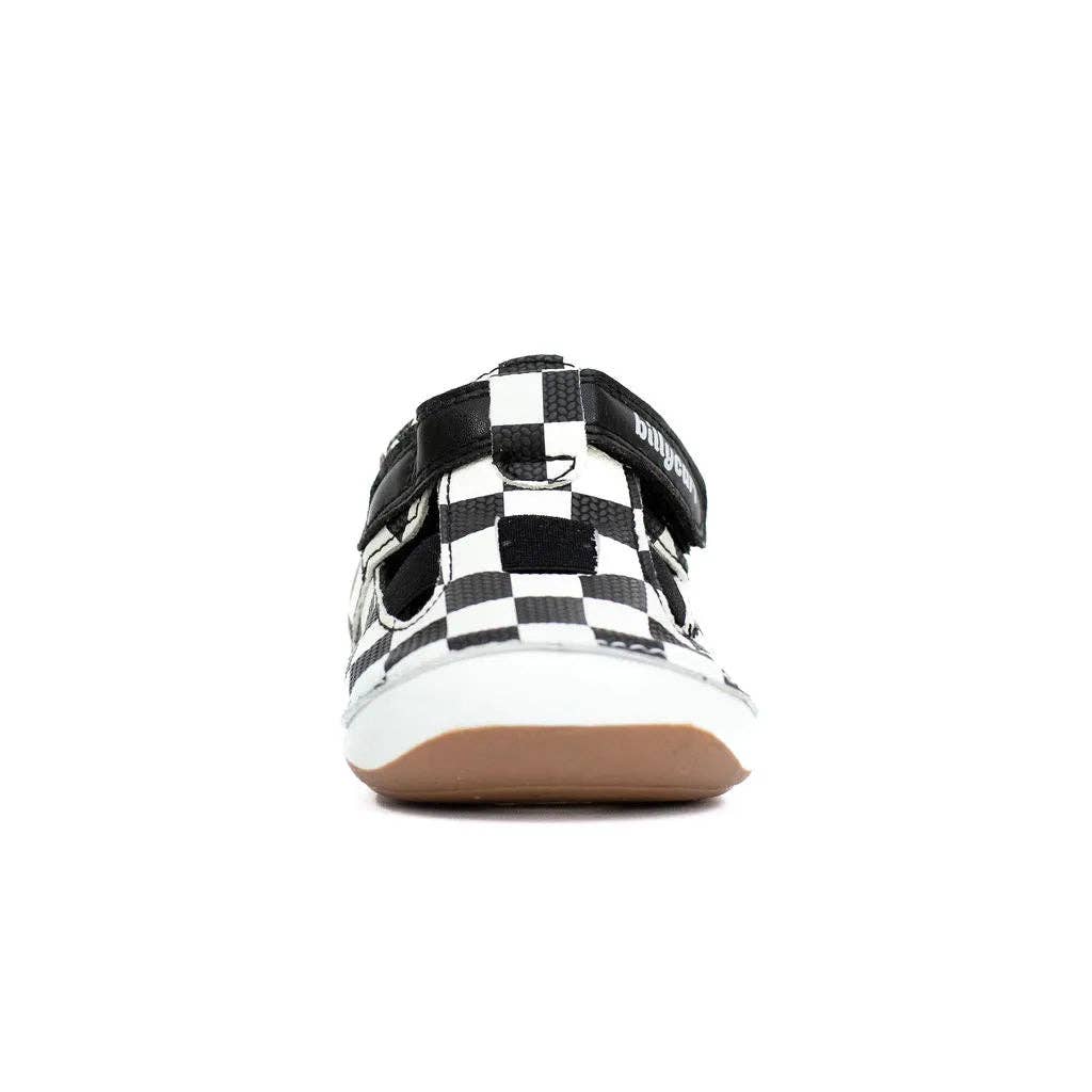 Billycart Kids - Wholesale Sandals - Baby - RACER black and white checkered baby and toddler unisex sandals3