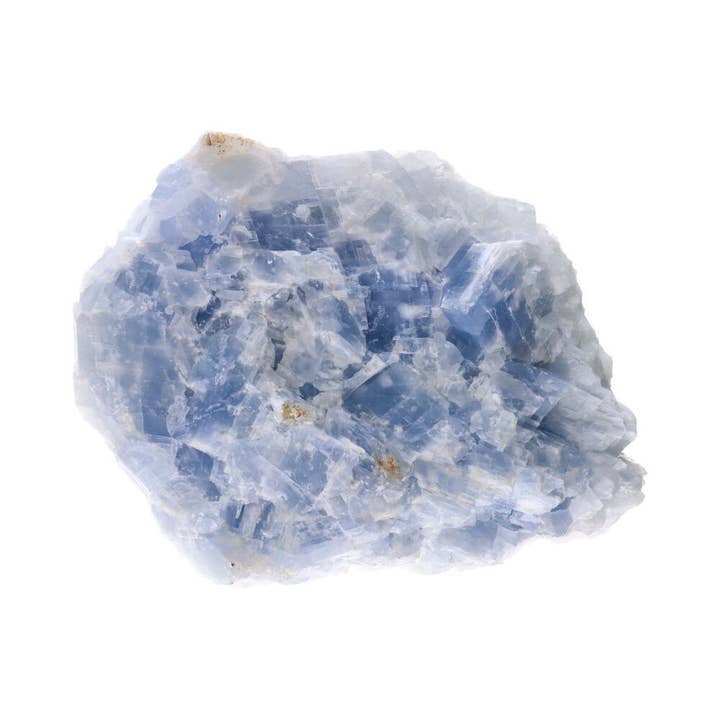 Calcite blu grezza (pezzo 4 - 5,9 kg) per la vendita all'ingrosso da parte di Vives de la Cortada S.L