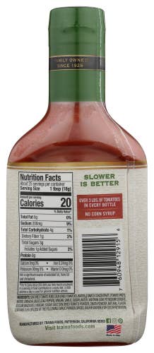 Traina Home Grown - Wholesale Ketchup - 6 pack of Gourmet Sriracha Sun Dried Tomato Ketchup1