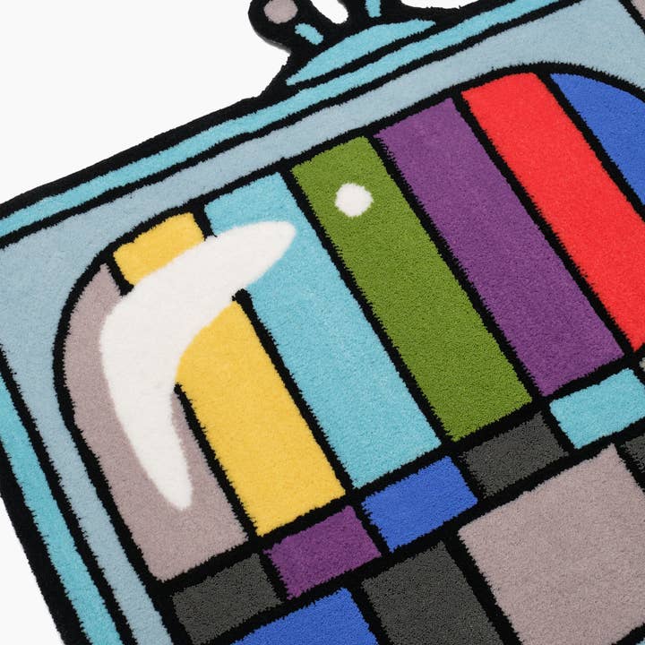 Threadheads - Wholesale Area rug - Test Pattern TV Rug2