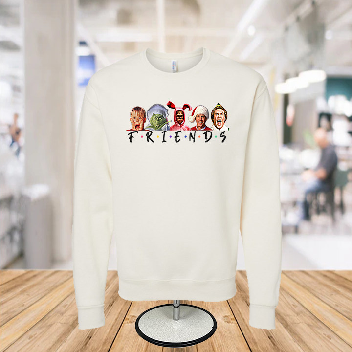 Infidel Nation Apparel - Venta al por mayor Sudadera estampada - Unisex - Sudadera Friends con cuello redondo0