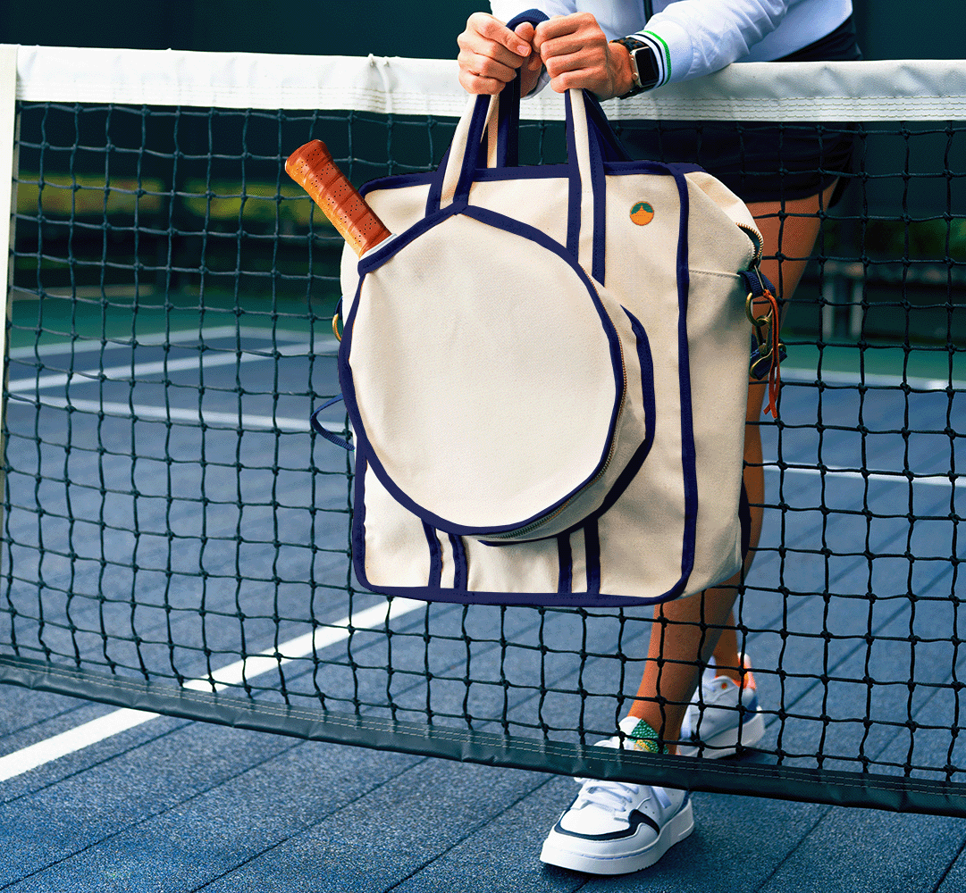 Tangerine - Wholesale Sports Bag - Unisex - Navy Classic Pickleball Bag1