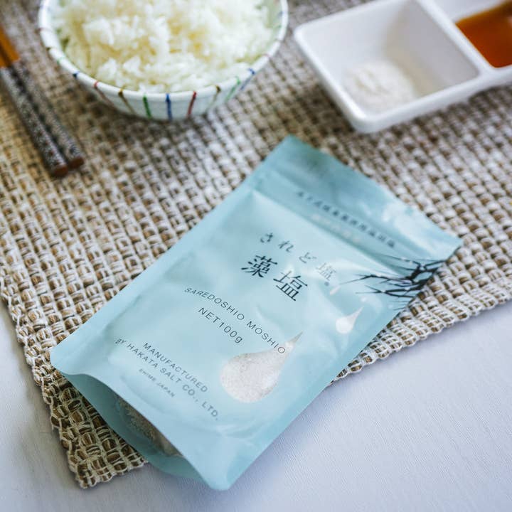 Umami Insider - Wholesale Salt - Moshio "Saredoshio" (Japanese Seaweed Salt), 3.52 oz3