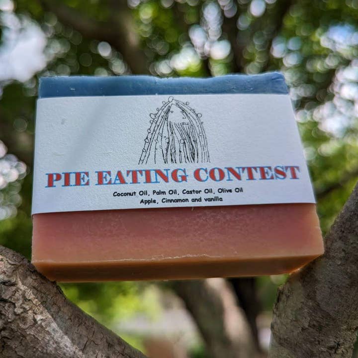 Seasonal Pie Eating Contest All Natural Soap for wholesale by Wildman Soap