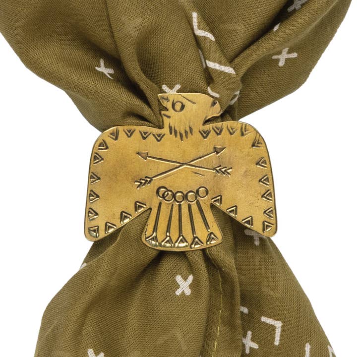 Jenni Earle – Engroshandel Bandana - Dame – stor messing thunderbird bandana dias0