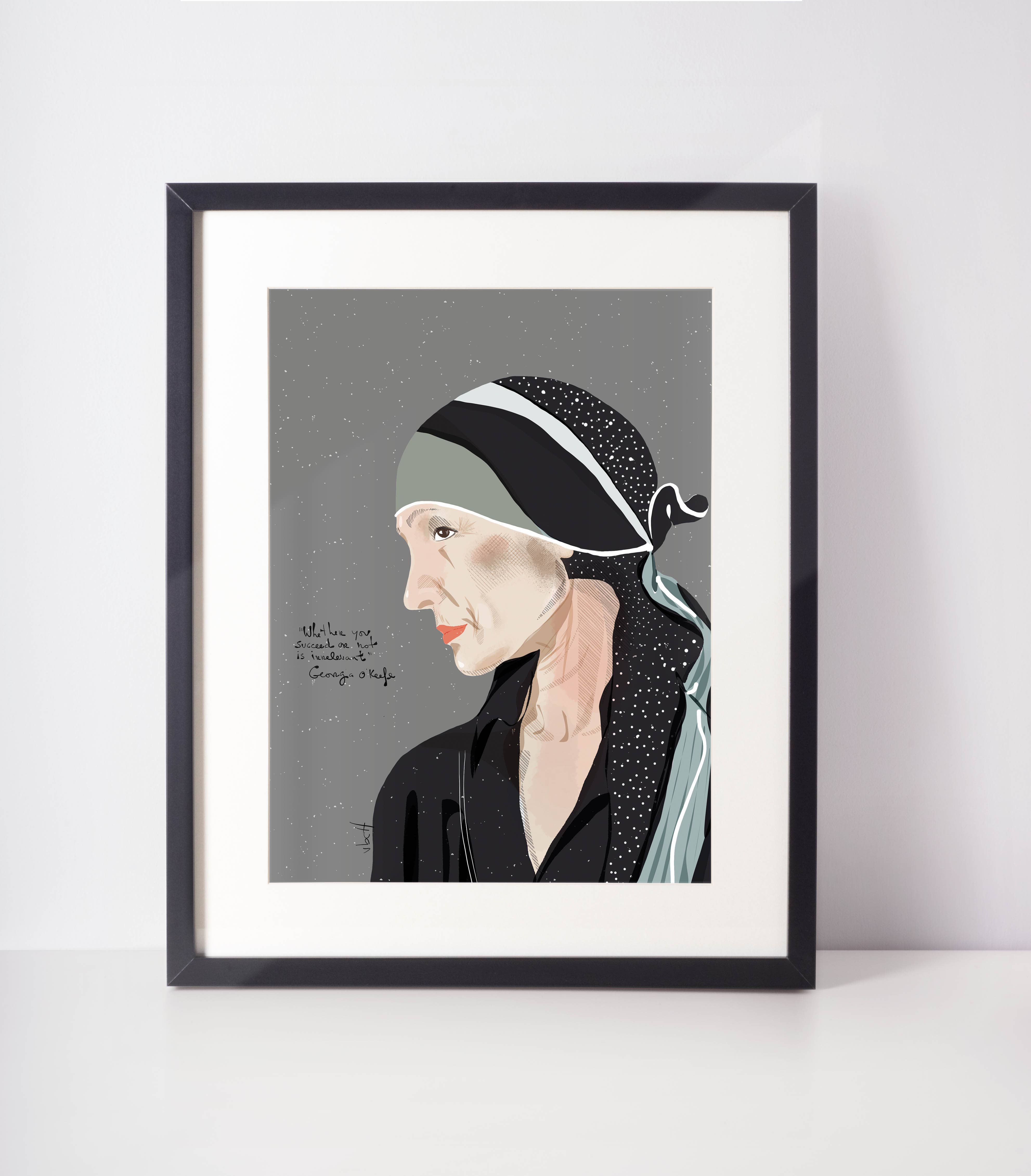 Violet Red Studio - Wholesale Everyday Greeting Card - Georgia O'Keefe3