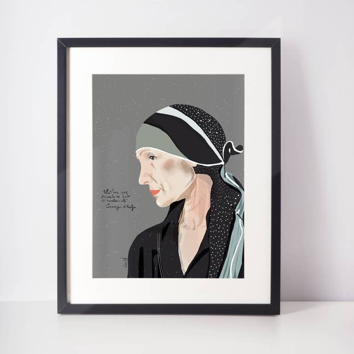 Violet Red Studio - Wholesale Everyday Greeting Card - Georgia O'Keefe3