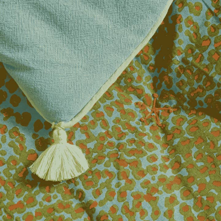 Bonheur du Jour - Wholesale Quilt - Housse de canapé - Savane Bleu Vert1