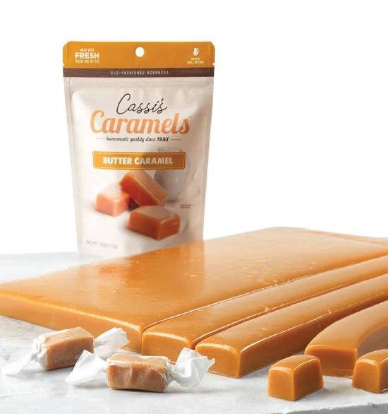 Sunflower Food Company - Wholesale Caramel - Cassi's Butter Caramel 12/4 oz resealable bags1