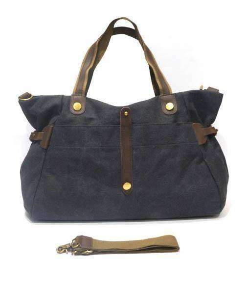 ZEDE PARIS - Wholesale Weekender Bag - Women's - SAINT-LAZARE - Weekend travel sports bag in canvas and leather25