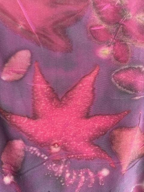 Eco-printen op zijde met natuurlijke kleurstoffen voor wholesale door Just Jill Designs