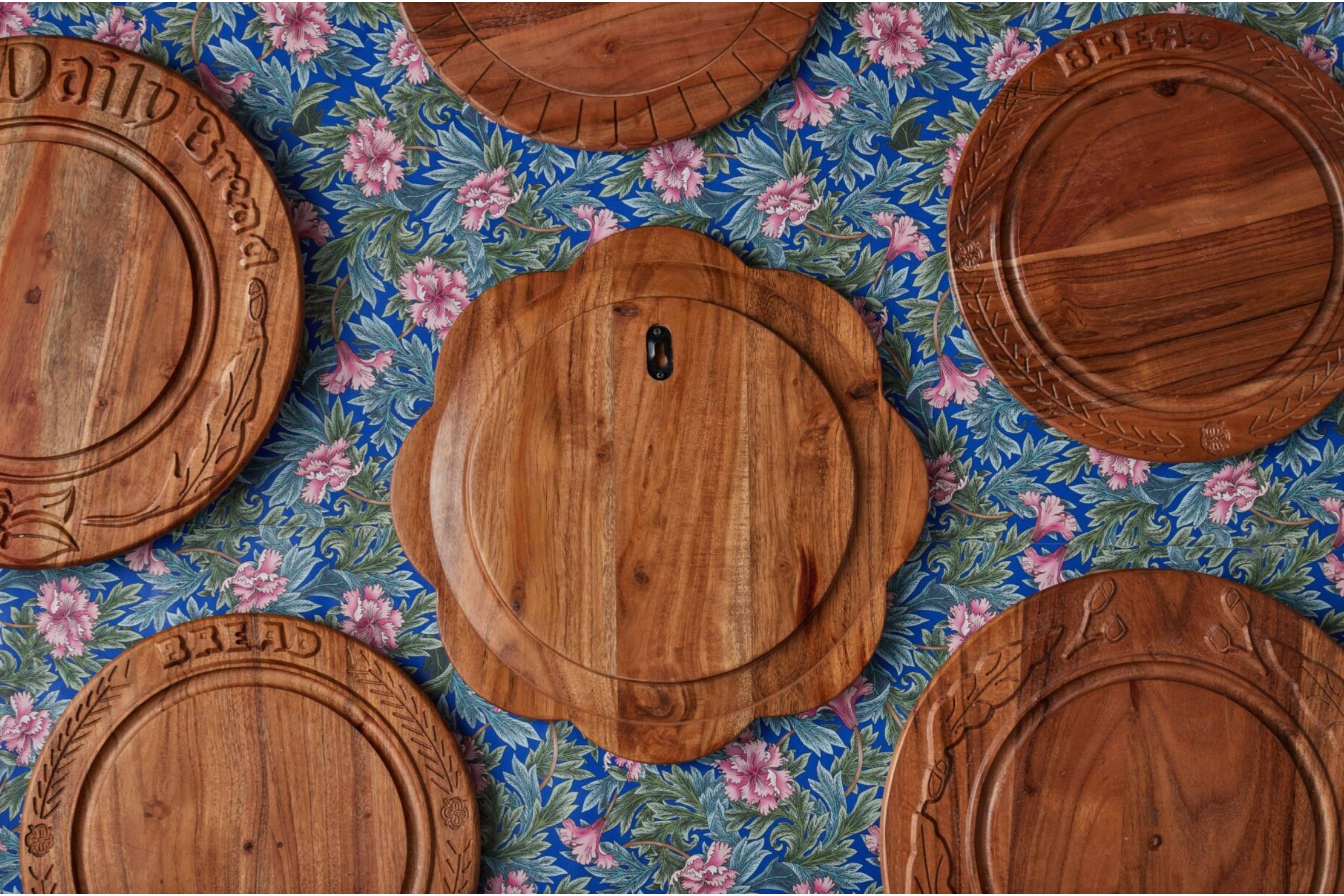 etúHOME - Wholesale Cutting Board - Vintage English Bread Board: Our Daily Bread, Medium, Natural11