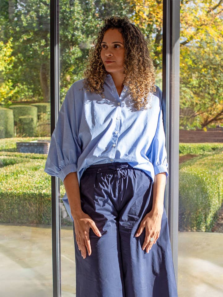 Camiseta Amapola | Azul para venta al por mayor de CHALK