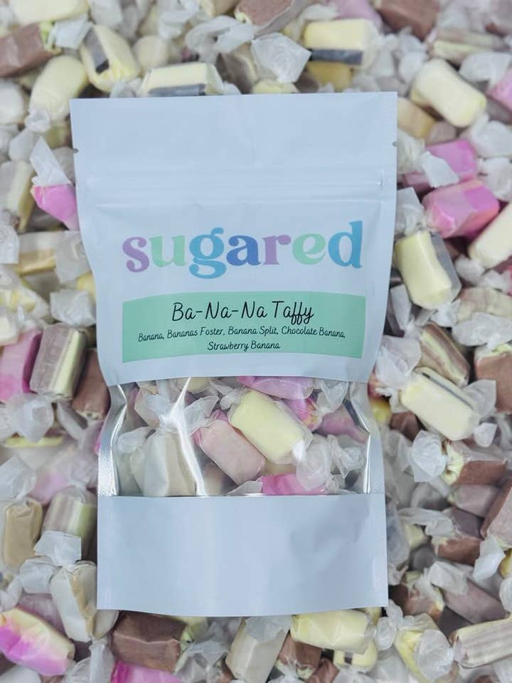 Mélange à la taffy Ba-Na-Na pour la vente par Sugared