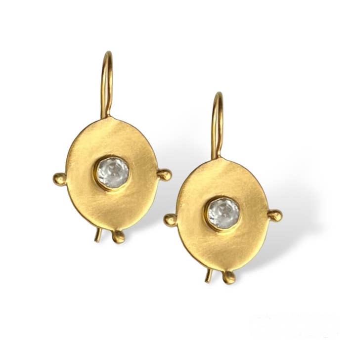 Orecchino Midi a Moneta per la vendita all'ingrosso da parte di Dina Mackney