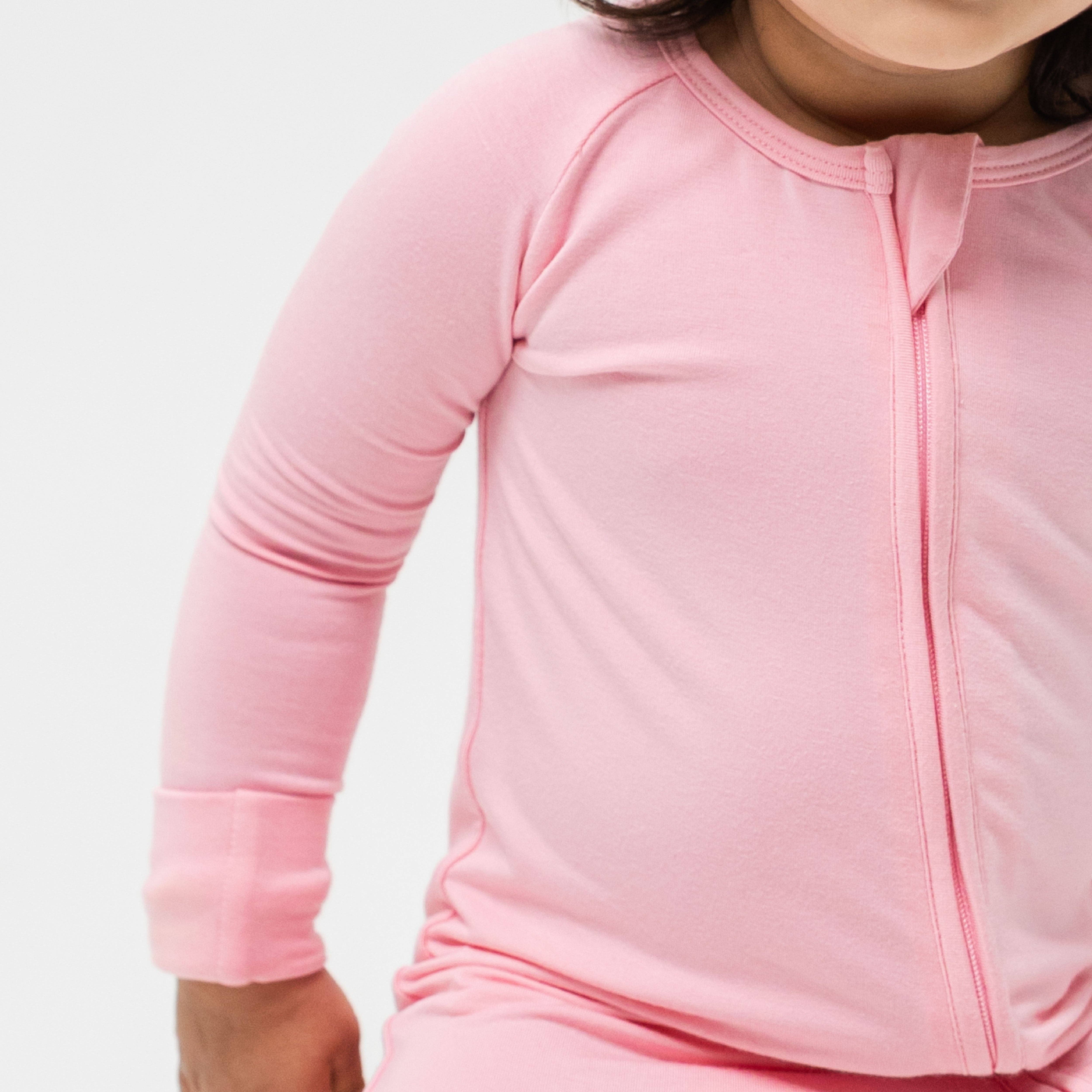 Bam & Stitch - Vente Grenouillère – bébé - Barboteuse Convertible Fleur Rose3