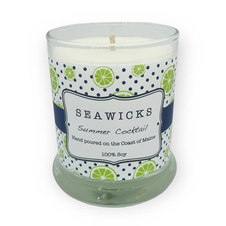Candela Summer Cocktail 100% soia per la vendita all'ingrosso da parte di Seawicks Candle Company