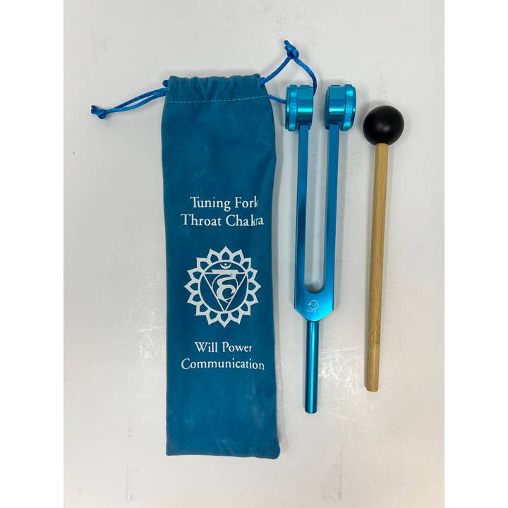 Tuning Forks – Chakra Color Light Blue for Throat for wholesale by Now N Zen