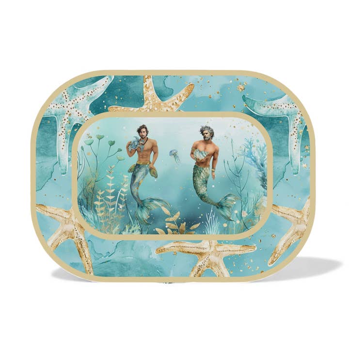 December Diamonds – wholesale Serving tray – 17in Mermen Serving Tray0