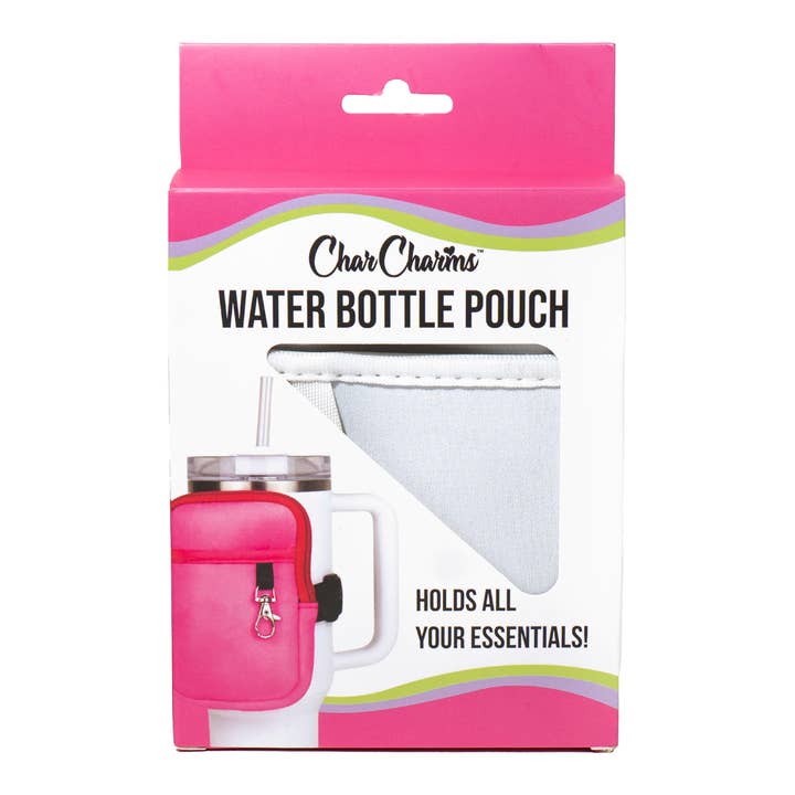 White Bottle Pouch for wholesale by CharCharms