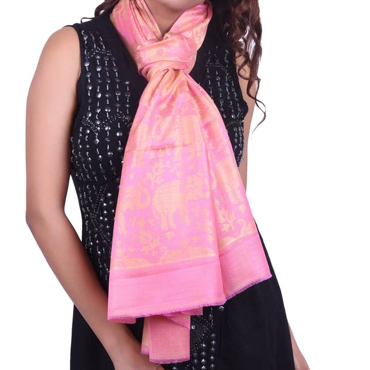 Harlow Modal Sjaal - Olifantontwerp - Groothandel voor wholesale door Tivello