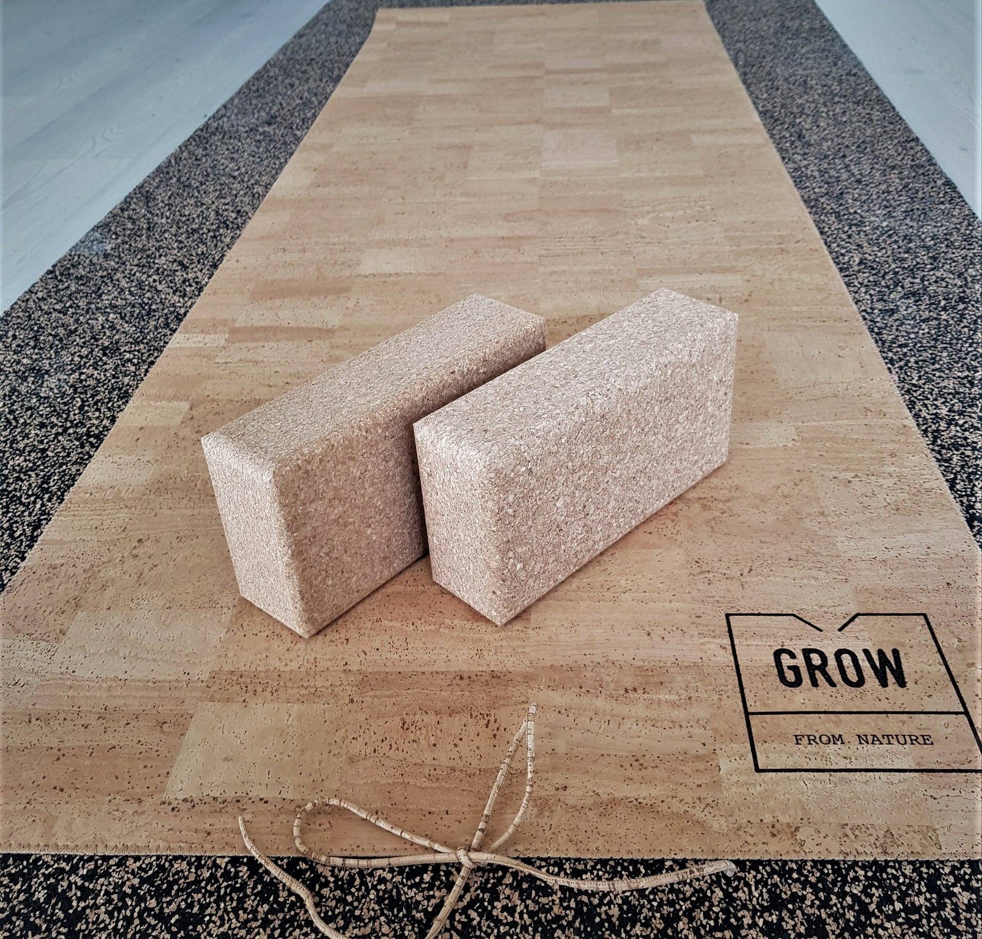 Grow From Nature - Wholesale Yoga Mat - Yoga Mat made of waterproof cork + latex1