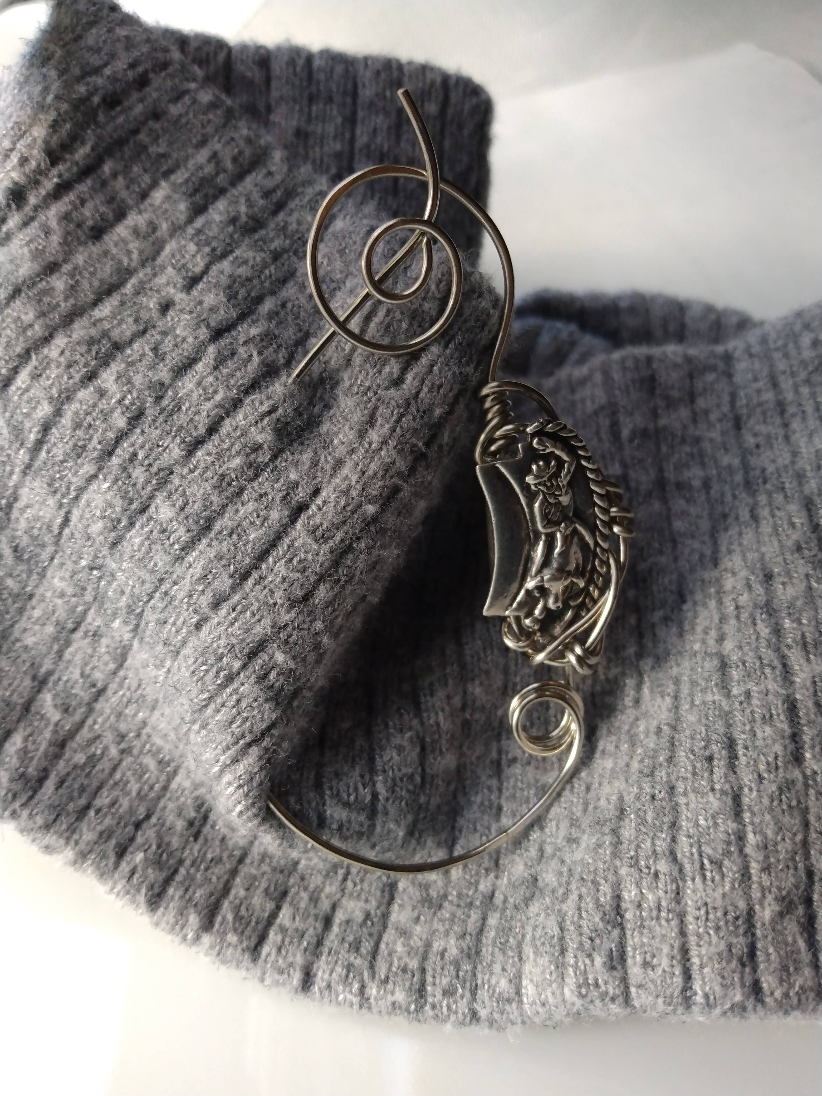 Norahz Boutique - Wholesale Brooch - Western Brooch pin, Shawl Pin, Scarf Pin, Sweater Brooch