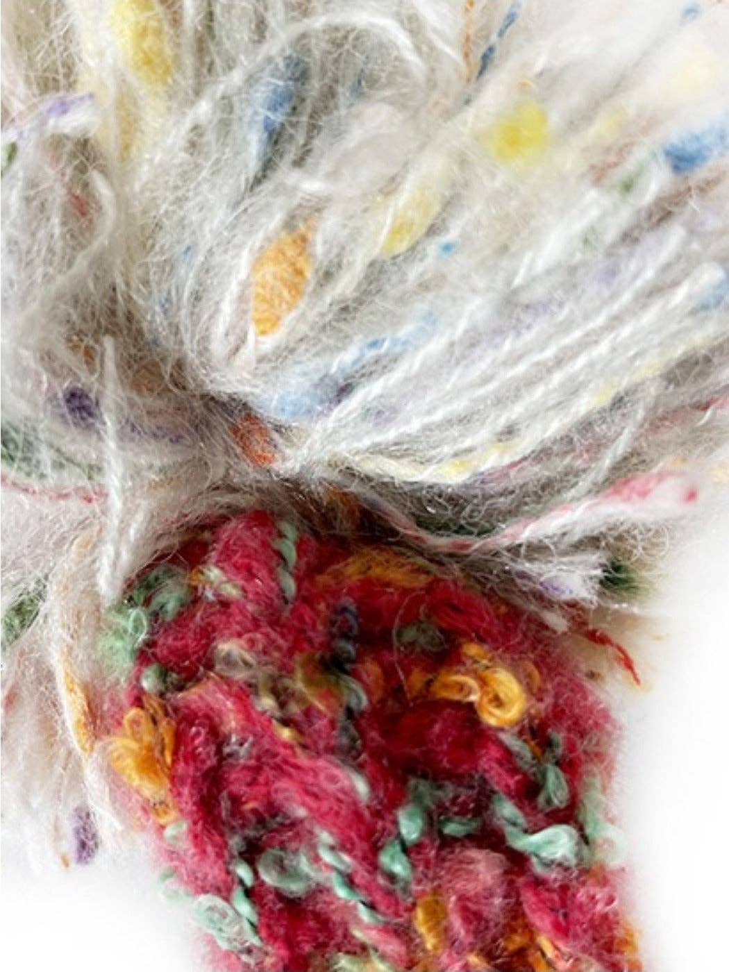 Funkyrel® Atzbranding Limited - Venta al por mayor Gorro de lana - Mujer - Haila - Gorro de Punto Vintage Colorido y Cálido con Borla5