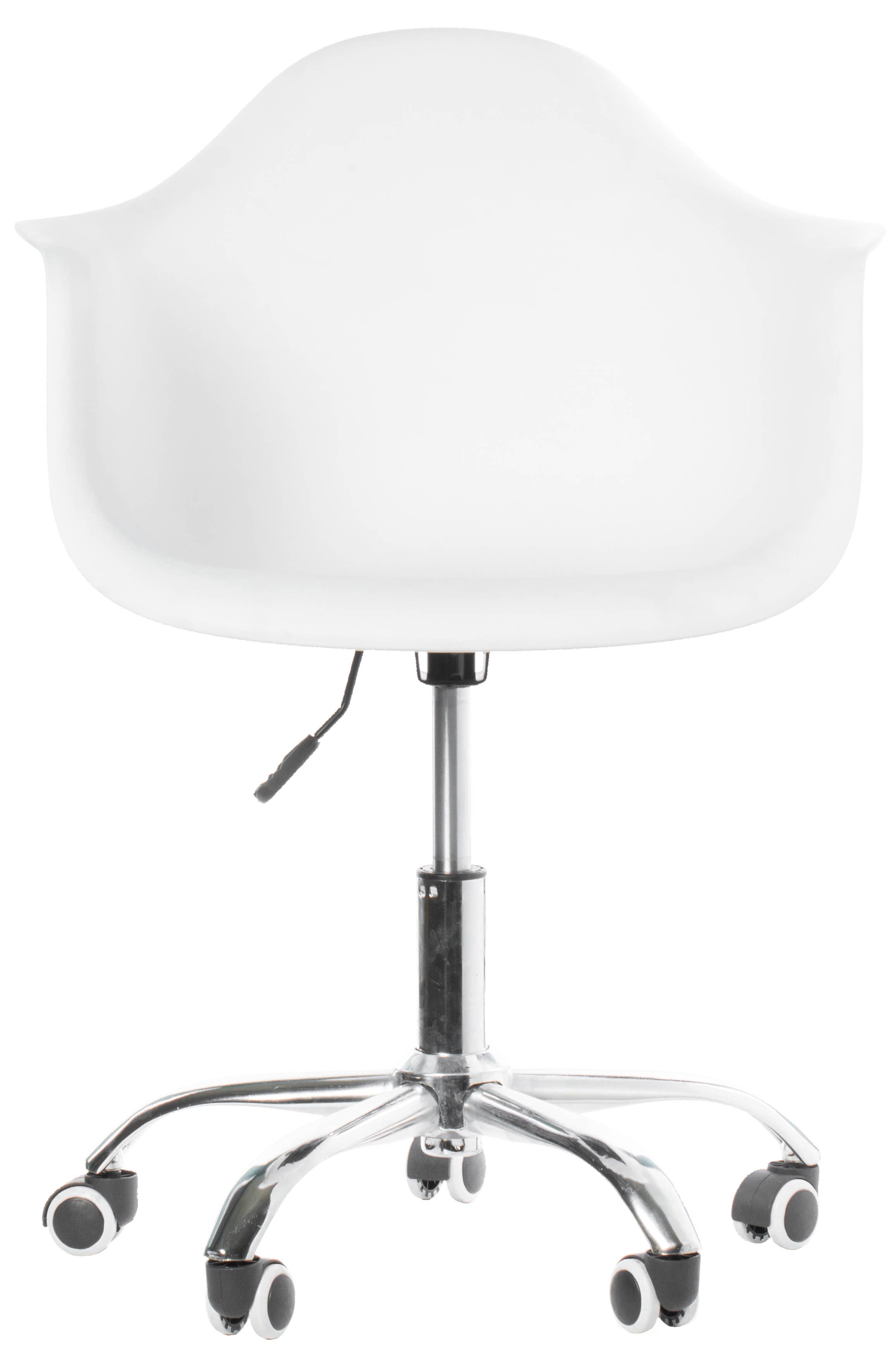 Quickway Imports - Vendita all'ingrosso Sedie - Sedia da ufficio girevole regolabile con scocca in plastica e ruote2