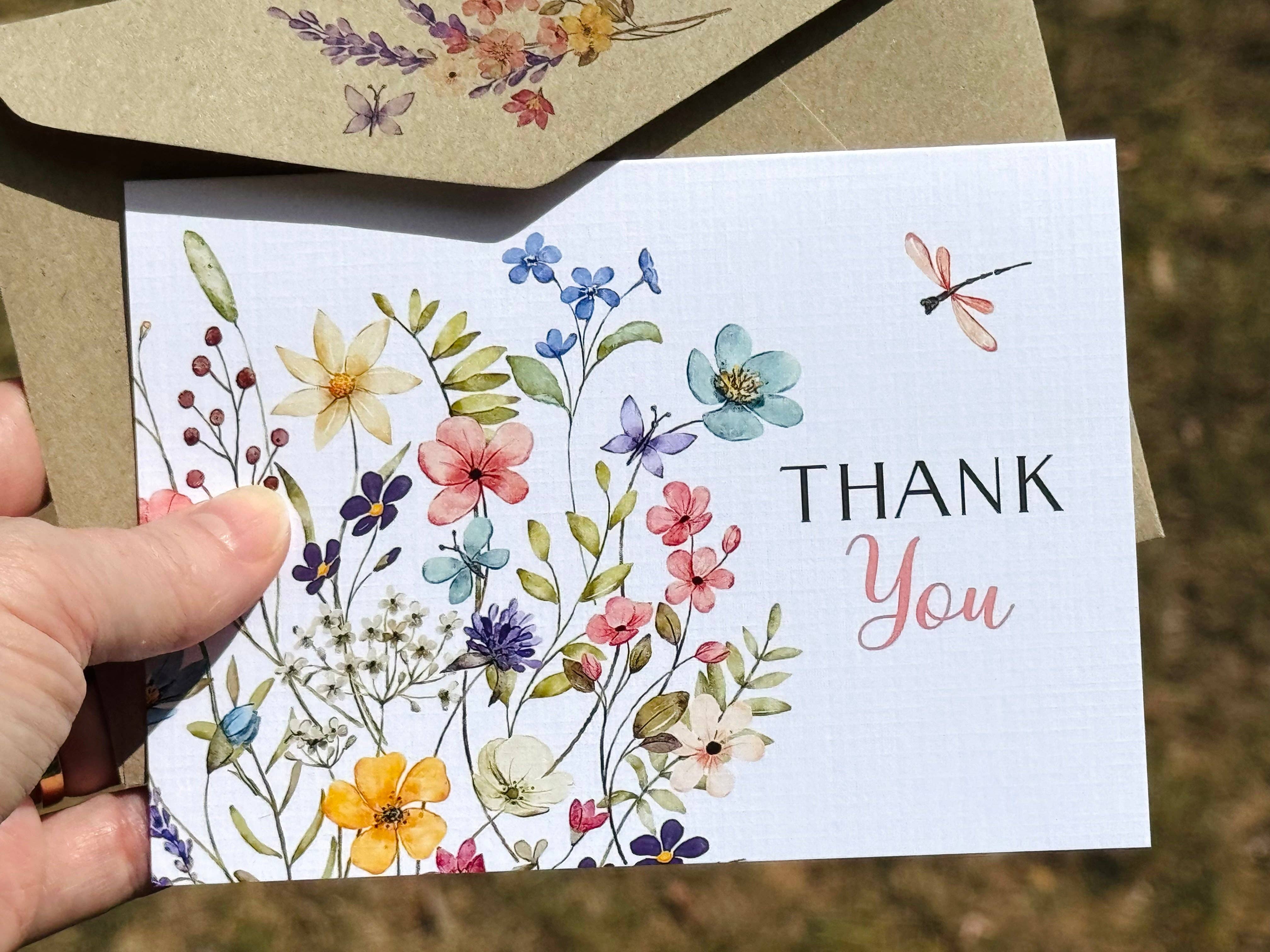 Scattered Seed Co - Wholesale Thank you card - Wildflower Thank You Cards2