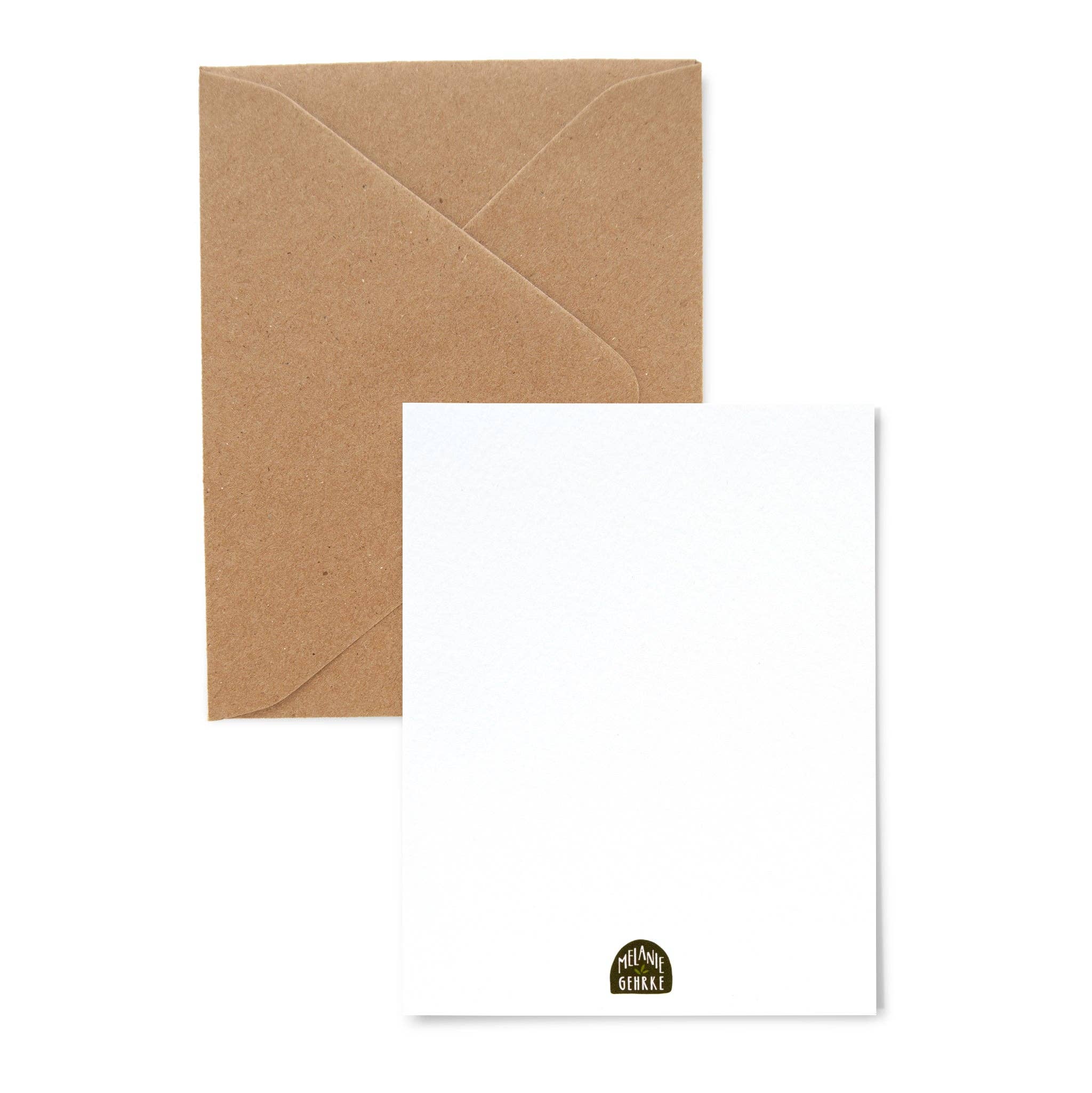 Melanie Gehrke Fine Art Studio - Wholesale Birthday Card - Blue + Green Gold Foil Birthday Cake Card3