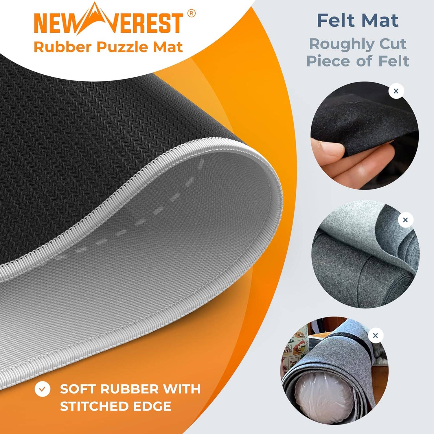 Newverest – wholesale Puzzle – Adult – Newverest Jigsaw Puzzle Mat Roll Up 1500 pcs, Silver2