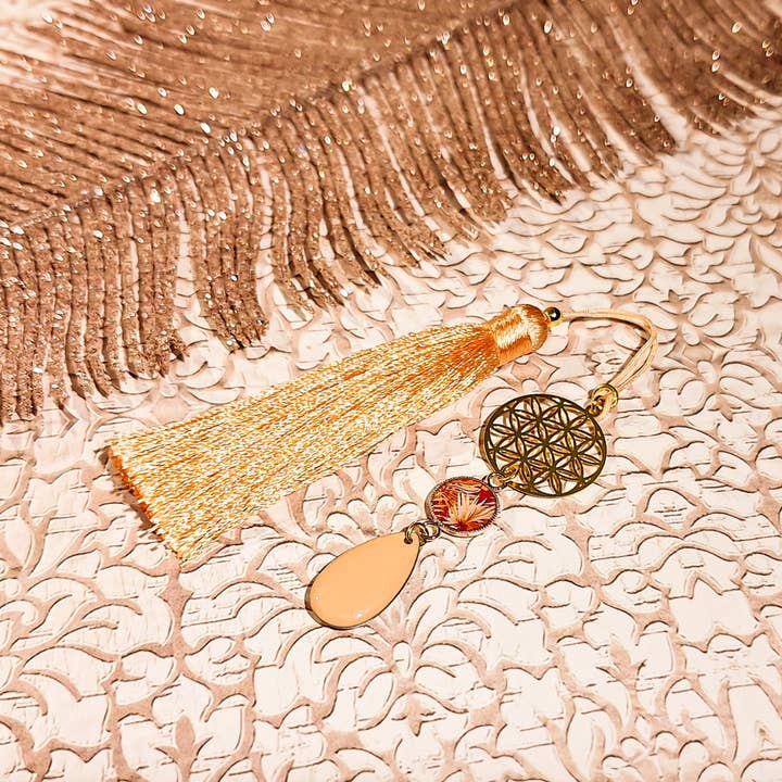 Bokmärken Pompon Mandala Blomma Blad Mimosa för wholesale av Lydée Déco