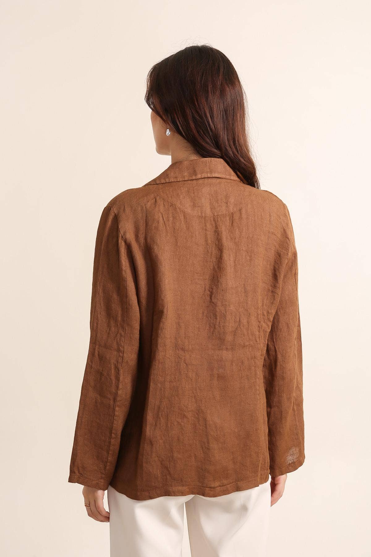 LÉA & LUC - Wholesale Jacket - Women's - 100% Linen Jacket REF. 34555