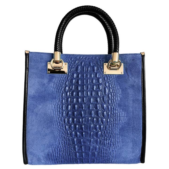 MODARNO - Wholesale Shoulder Bag - Women's - Modarno Women's shoulder bag - coconut print suede leather h3