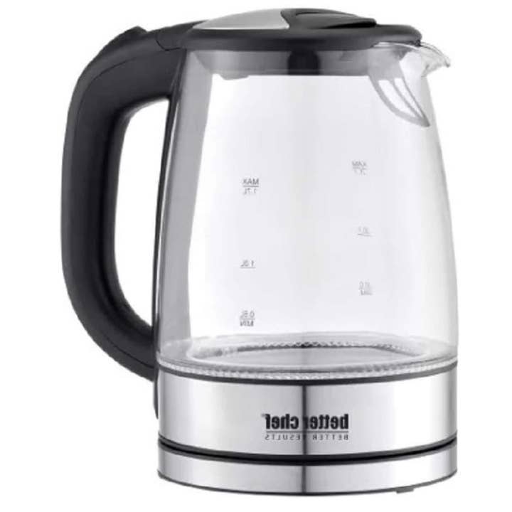 JupiterGear Home - Wholesale Kettle - Better Chef Cordless Electric Borosilicate Glass Kettle1