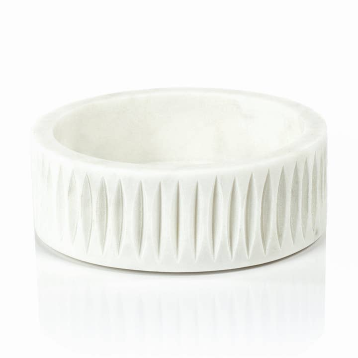 Bol en marbre sculpté Arezzo pour la vente par Zodax