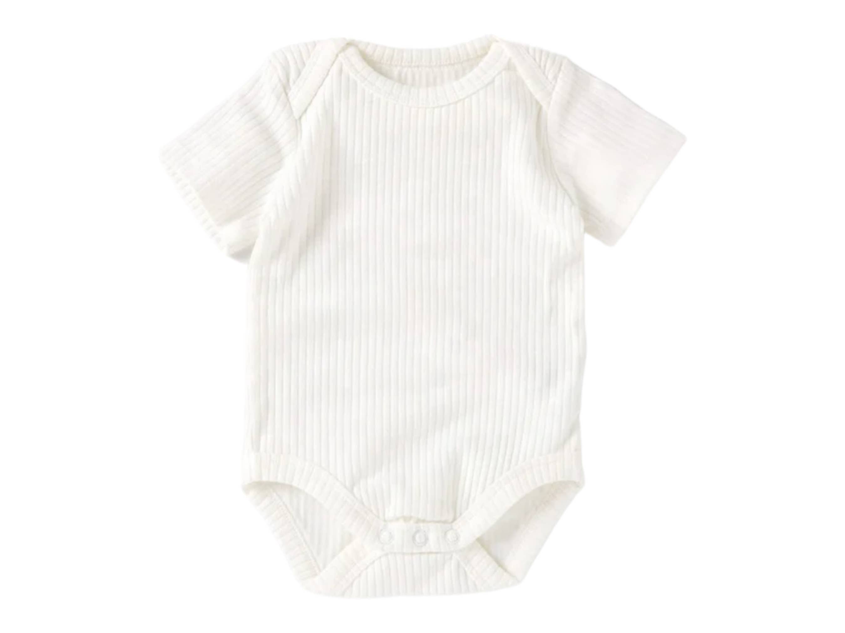 Little Organic Co - Wholesale Bodysuit (non-footed) – Baby - Organic bodysuit short sleeve- ribbed cotton onesie for baby9